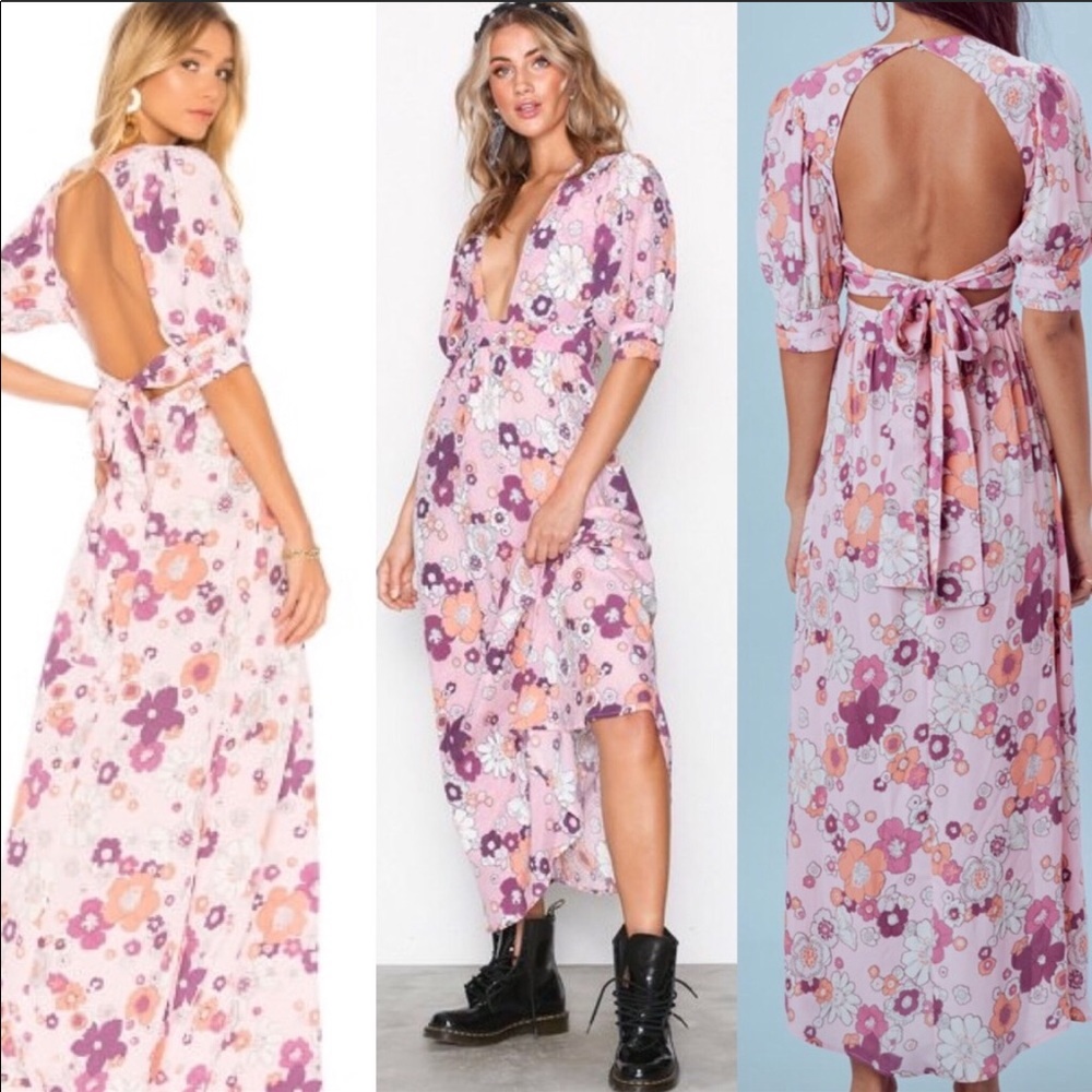 Love of Lemons plunging dress
